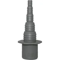 HAAS Ablaufrohr OHA Schlauchanschluss DN 32 / 40 / 50, für Schläuche von 8 - 25 mm, DN 32, gerade