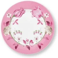PiP Studio Frühstücksteller Jolie Tulip Pink Speiseteller 23cm