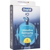 Oral-B iO Ultimative Reinigung 8er, Aufsteckbürste schwarz, Überlegene Plaque-Entfernung