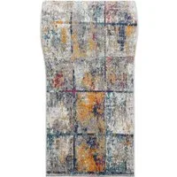Mazovia Läufer Läufer Flurläufer Modern Abstraktes Teppichläufer 70 cm Breit, 70 x 100 cm, Kurzflor, Meterware, Höhe 9 mm