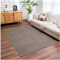 Vimoda Teppich Nova, moderner Wohnzimmerteppich, Kurzflor Boho design, Rechteckig, Höhe: 7 mm, weich, Struktur Motiv, Wohnzimmer, Schlafzimmer, Creme, Beige, Taupe