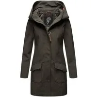 Marikoo Softshelljacke Softshelljacke Mayleen – Damen Übergangsjacke mit Kapuze und Taillierter Schnitt, hoher Tragekomfort und stilvolle Details