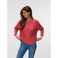 Vero Moda 3/4 Arm-Pullover VMNORA 3/4 BOATNECK BLOUSE NOOS mit Fledermausärmeln