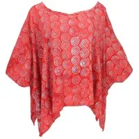 Guru-Shop Longbluse Weites Boho plus size Blusentop mit.. alternative Bekleidung