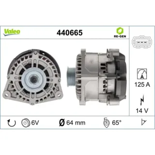Valeo Lichtmaschine Ford Tourneo Transit 1,8