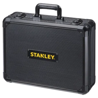 STANLEY Werkzeugkoffer aus Aluminium mit robusten Metallverschlüssen, 142-teilig - STMT98109-1
