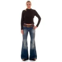 Comycom Schlagjeans Damen STAR HIGHWAY