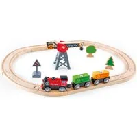 Hape Spielzeug-Eisenbahn Eisenbahn-Set Fracht, (Set)