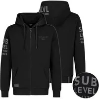 SUBLEVEL Sweatjacke Herren Sweat Jacke Hoodie Kapuzenpullover Übergangs Herbst Winter