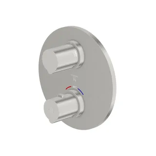Steinberg Serie 100 Unterputzthermostat mit 2-Wege Umsteller, brushed nickel, 10041333BN 10041333BN