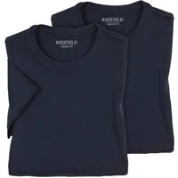 redfield T-Shirt Redfield 2er Pack XXL O-Hals Dunkelblau