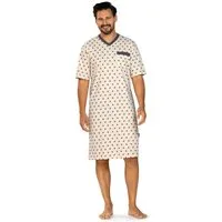 Comte Nachthemd Lunar Lounge (Packung, 1-tlg., 1-teilig) Herren Schlafanzug Schlafshirt Kurzarm große Größen