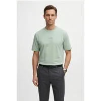 BOSS GREEN T-Shirt Tee 10 Relaxed Fit 100% Cotton, Logo Centered, Rundhals