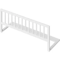 Bellabino Bettschutzgitter Yuna einfach klappbar und vormontiert (weiß, 90 cm), Rausfallschutz fürs Babybett