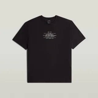 G-Star - Multi text relaxed r t dk black - Gr. - S