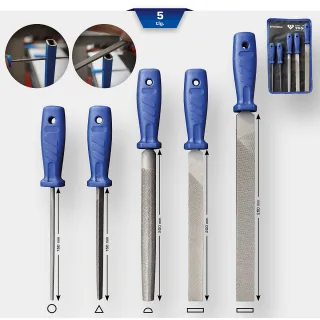 Brilliant Tools Feilen-Satz, 5-tlg - BT100950