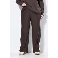Studio Untold Schlupfhose Hose Straight Wide Legs Seitenstreifen