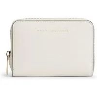 Tommy Hilfiger Geldbörse TH MODERN COMPACT ZA, Damen Geldbeutel, Portemonnaie mit Logo-Schriftzug