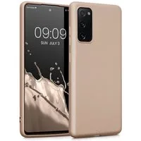 kwmobile Handyhülle Handyhülle für Samsung Galaxy S20 FE Hülle, Silikon Case metallisch schimmernd - Schutzhülle Cover