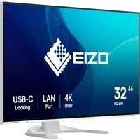 EV3240X-WT, LED-Monitor 80 cm (32 Zoll), weiß, UltraHD/4K, IPS, LAN, USB-C