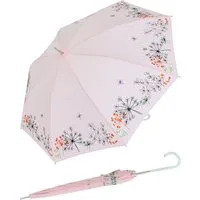 doppler® Stockregenschirm Sonnen und Regenschirm UV Schutz - Lady Butterfly, Kunststoff