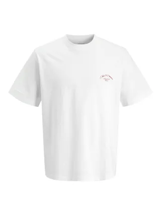 JACK&JONES - JORMONTAUK PHOTO BACK TEE SS CN JNR Bright White - Gr. - 176
