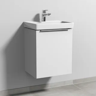 Sanipa 3way Waschtischunterbau zu Villeroy & Boch Avento Waschtisch mit 1 Tür, Weiß-Soft UM61943
