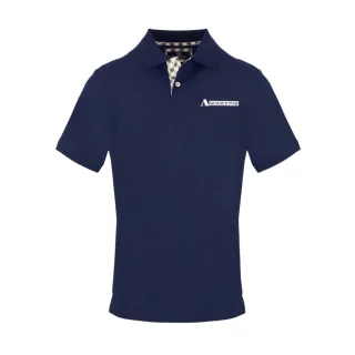 Aquascutum - Poloshirt für Herren, Mit Kragen, Piqué (Marine)
