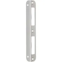 SO-TECH® Schließblech für Türrahmen Innentür, Türschließblech, Winkel-Schließblech S401 rund Stulp: 170 x 20 x 20 mm