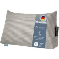 XDREAM Rückenkissen ergonomisches Keilkissen für Bett und Sofa, 1-tlg., als Kopfkissen oder Venenkissen verwendbar, mit praktischem Seitenfach