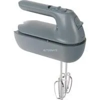 Handmixer QuickMix GO Storm Blue grau, 350 Watt