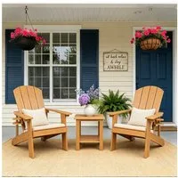WILLIAMSPACE Gartenstuhl Wetterfester HIPS-Stuhl mit Getränkehalter für Garten & Terrasse