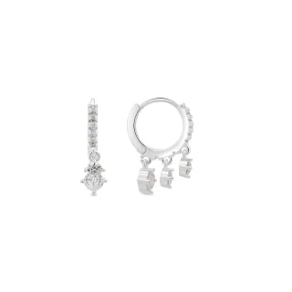 Luxenter Brilliant Zirkonia Ohrringe in Silber - Russa