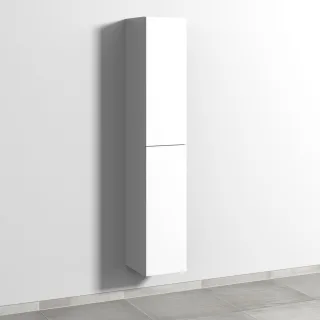 Sanipa 3way Hochschrank mit 2 Türen, Weiß-Soft SM09143
