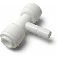 DMfit Wasserfilter, T-Stück 1/4" 3er Kupplung, 2 x 1/4 " Schlauch x 1/4" Rohr