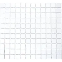 Mosani Mosaikfliesen Keramikmosaik Mosaikfliesen weiß glänzend Küche Wand Dusche Pool