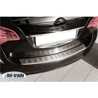 RECAMBO Ladekantenschutz für OPEL MERIVA B, 2010-2017 Stoßstangenschutz, V2A rostfrei, Exklusive Optik, praktischer Schutz & perfekte Passform