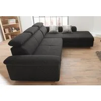 Jockenhöfer Gruppe Ecksofa Landshut L-Form, B: 295 cm, mit Bettfunktion, Kopfteilverstellung & 2 Zierkissen