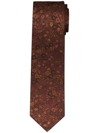 OLYMP - Krawatte Slim 6.5cm rot/orange