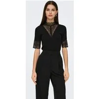 ONLY Spitzenshirt ONLTILDE HIGHNECK S/S TOP JRS NOOS