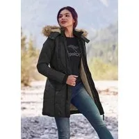 ALPENBLITZ Parka Wintercharme für kalte Temperaturen, aus Webstoff, mit Kapuze, mit Taschen