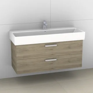 Artiqua 414 Waschtischunterschrank für Memento 5133C5, 5133C6,Sanremo Eiche quer NB, 414-WU2L-V35-71 414-WU2L-V35-7145-428