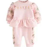 Baker by Ted Baker Strampler Baker by Ted Baker Overall mit Organzaärmel (1-tlg)