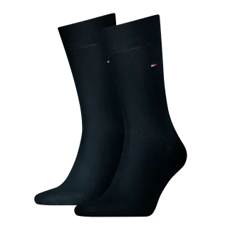 Tommy Hilfiger Socken "TH MEN SOCK CLASSIC 2P" 2 Paar, Mit eingestricktem Flag-Logo