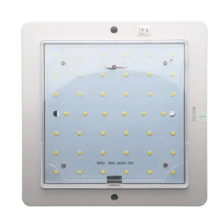 12V LED Interior Roof Light Thin Design Warm White 9W Low Energy Consumption Camper Van Caravan Bus Boat Dome Light