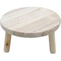 Spetebo Blumenhocker Holz Blumenhocker natur mit 3 Beinen (Anzahl, 1 St., Stück), stabiler Stand