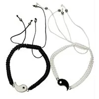Westernlifestyle Armband Set Balance Duo – Yin & Yang Armband Set Yin Yang – Makramee Armbänder