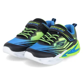 Skechers Low Sneaker S-LIGHTS FLEX-GLOW ULTRA - Gr. 34 - Blau - Textil & Synthetik