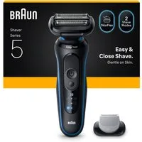 Braun Elektrorasierer Series 5 52-B1600s, Aufsätze: 1, 100% wasserdicht, Körperpflege-Aufsatz, Bis zu 50 Min, Made in Germany
