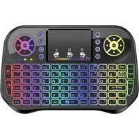 TUWENA Mini-Funk-Tastatur mit Touchpad, Bluetooth und 2,4-GHz-USB-Verbindung Tastatur
